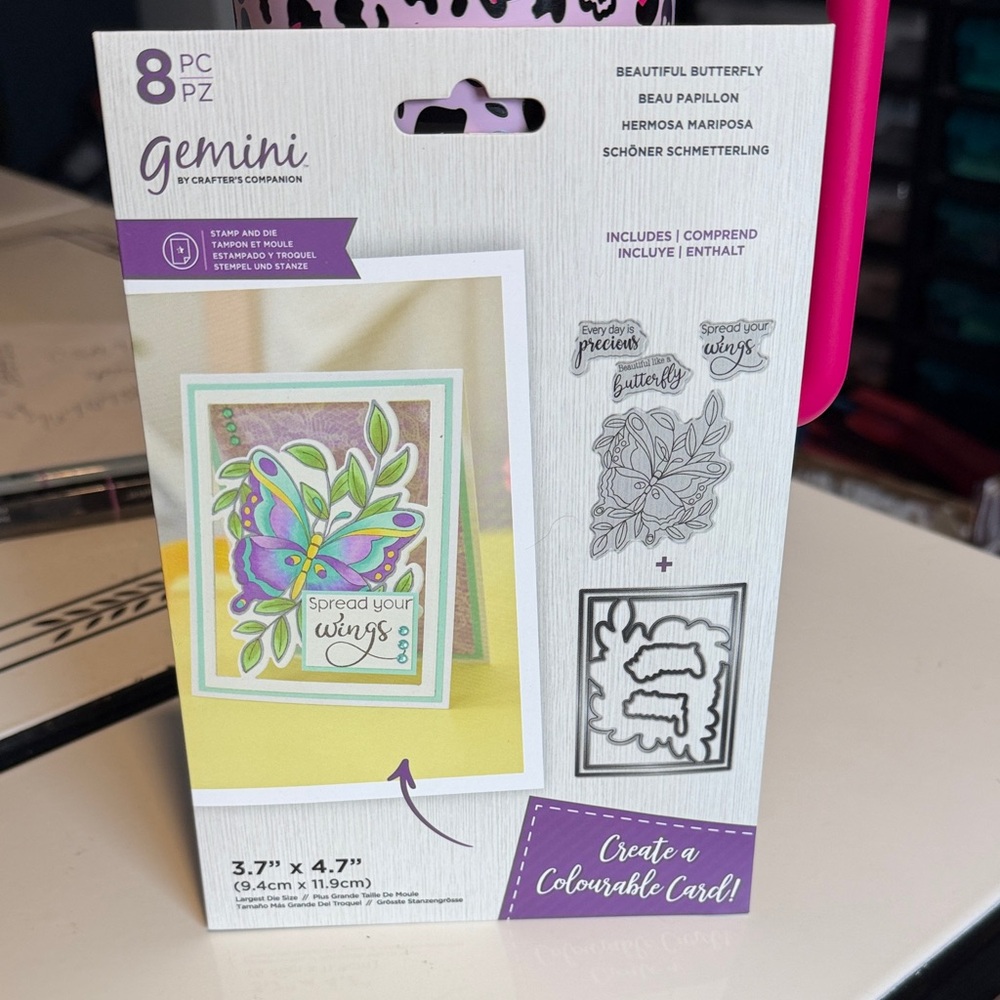 Crafters Companion Beautiful Butterfly Stamp and Die